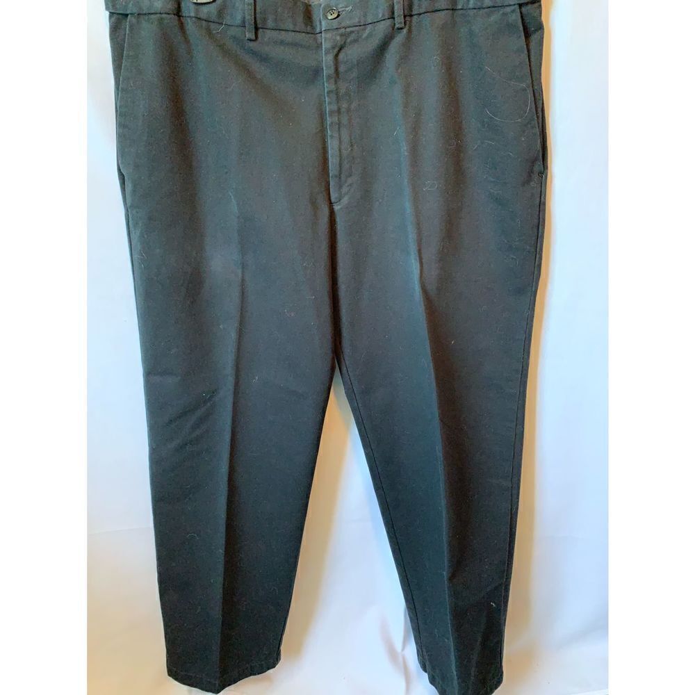 Haggar black trouser slacks